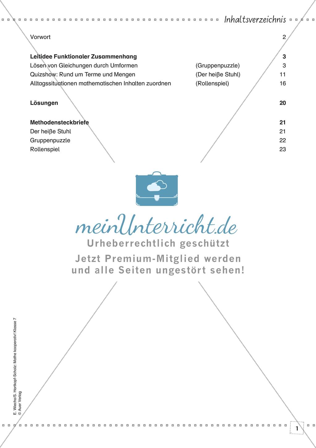 Kooperative Methoden - Funktionen Preview 3