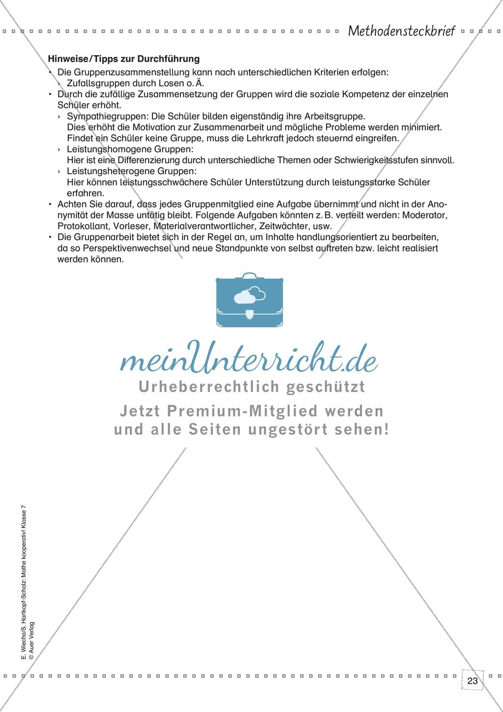 Kooperative Methoden - Graphische Darstellungen Preview 25