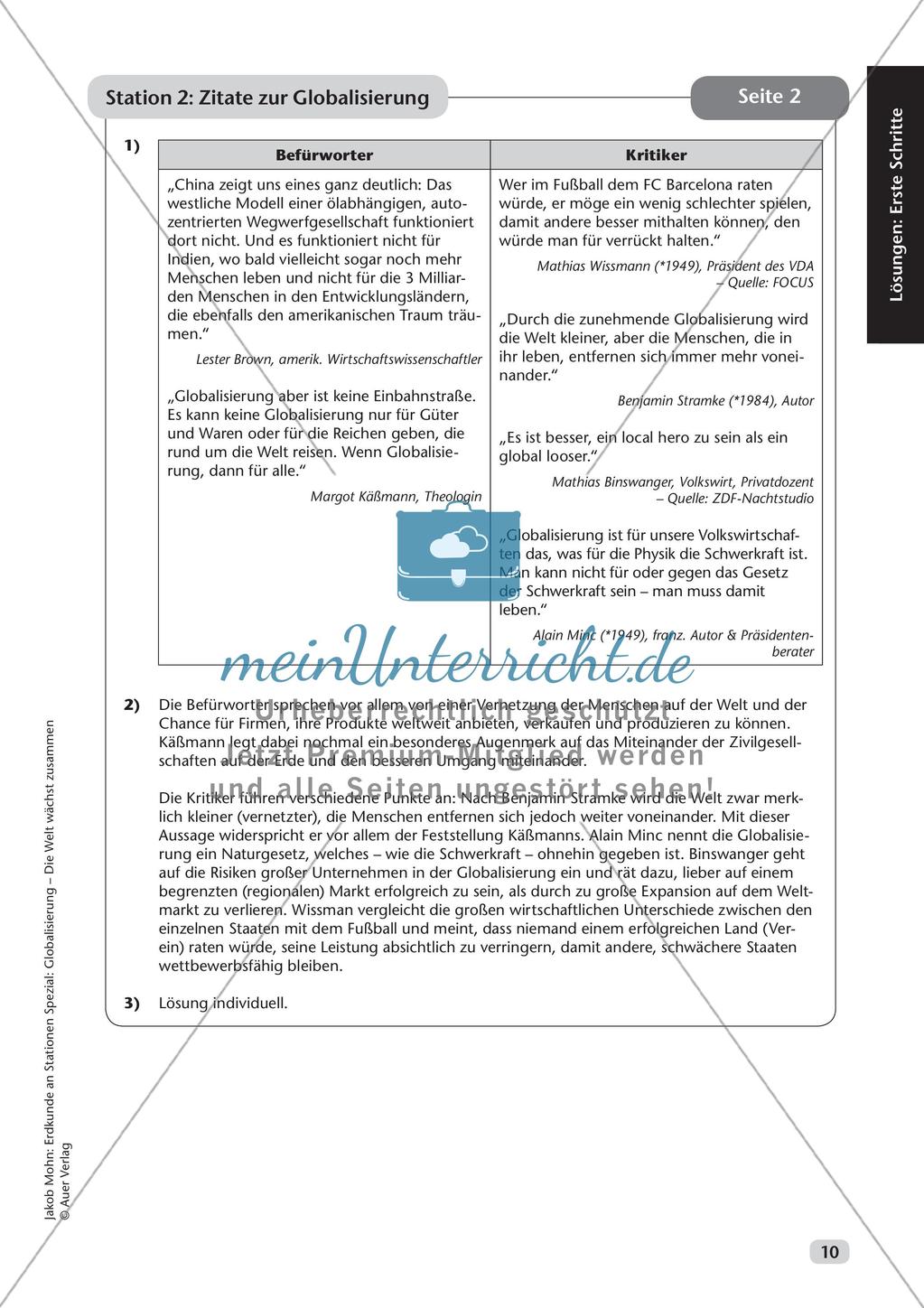 Globalisierung: Definition, Chancen und Risiken Preview 12