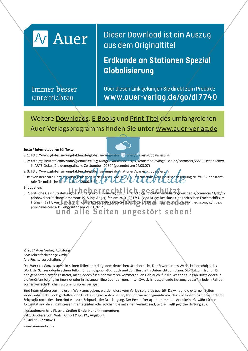 Globalisierung: Definition, Chancen und Risiken Preview 15
