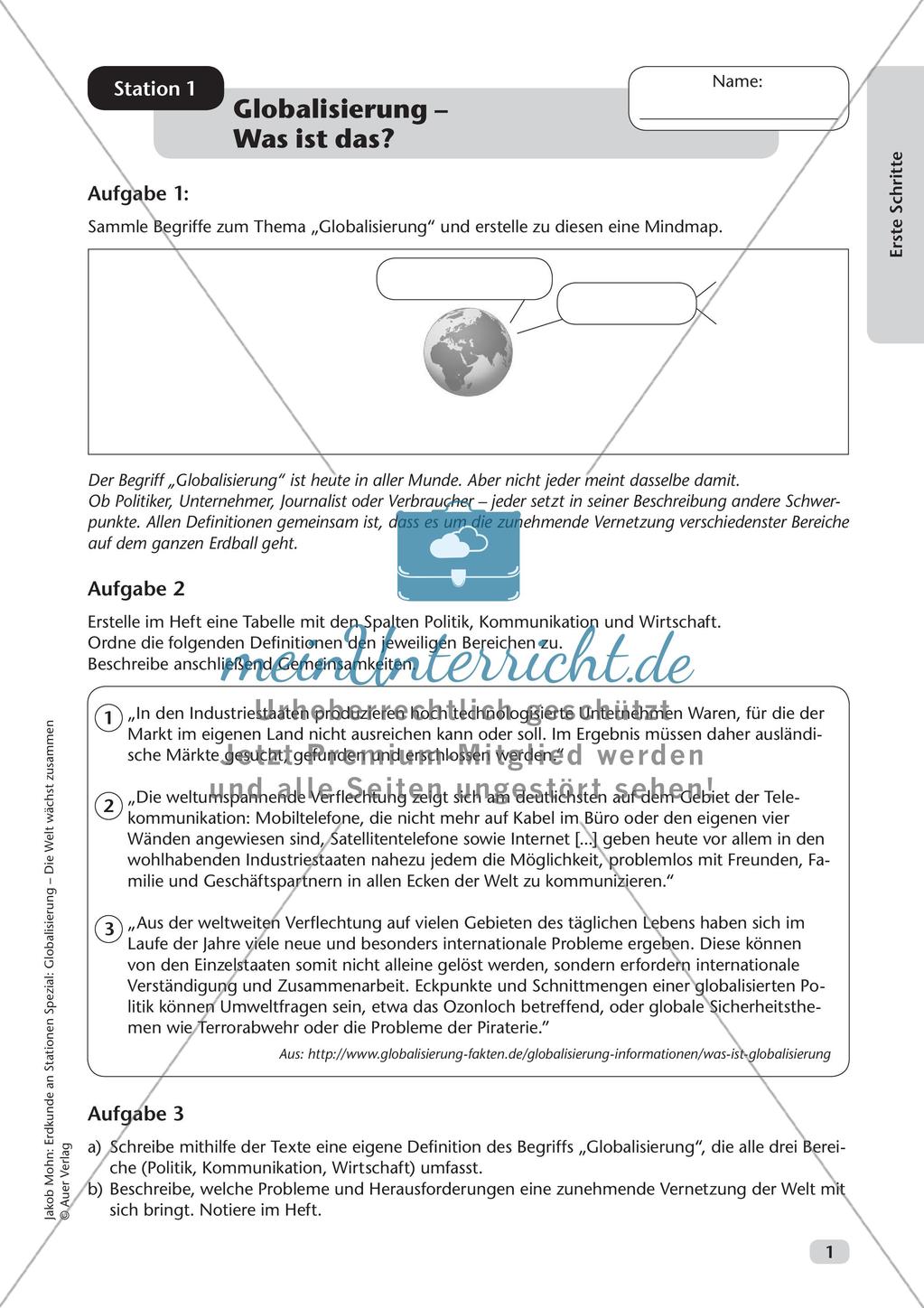 Globalisierung: Definition, Chancen und Risiken Preview 3
