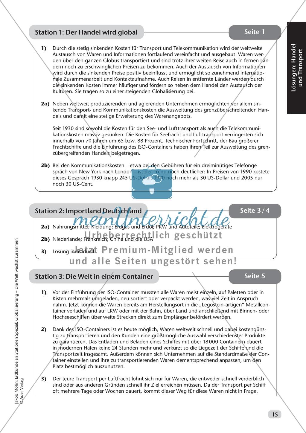 Globalisierung: Handel und Transport Preview 17