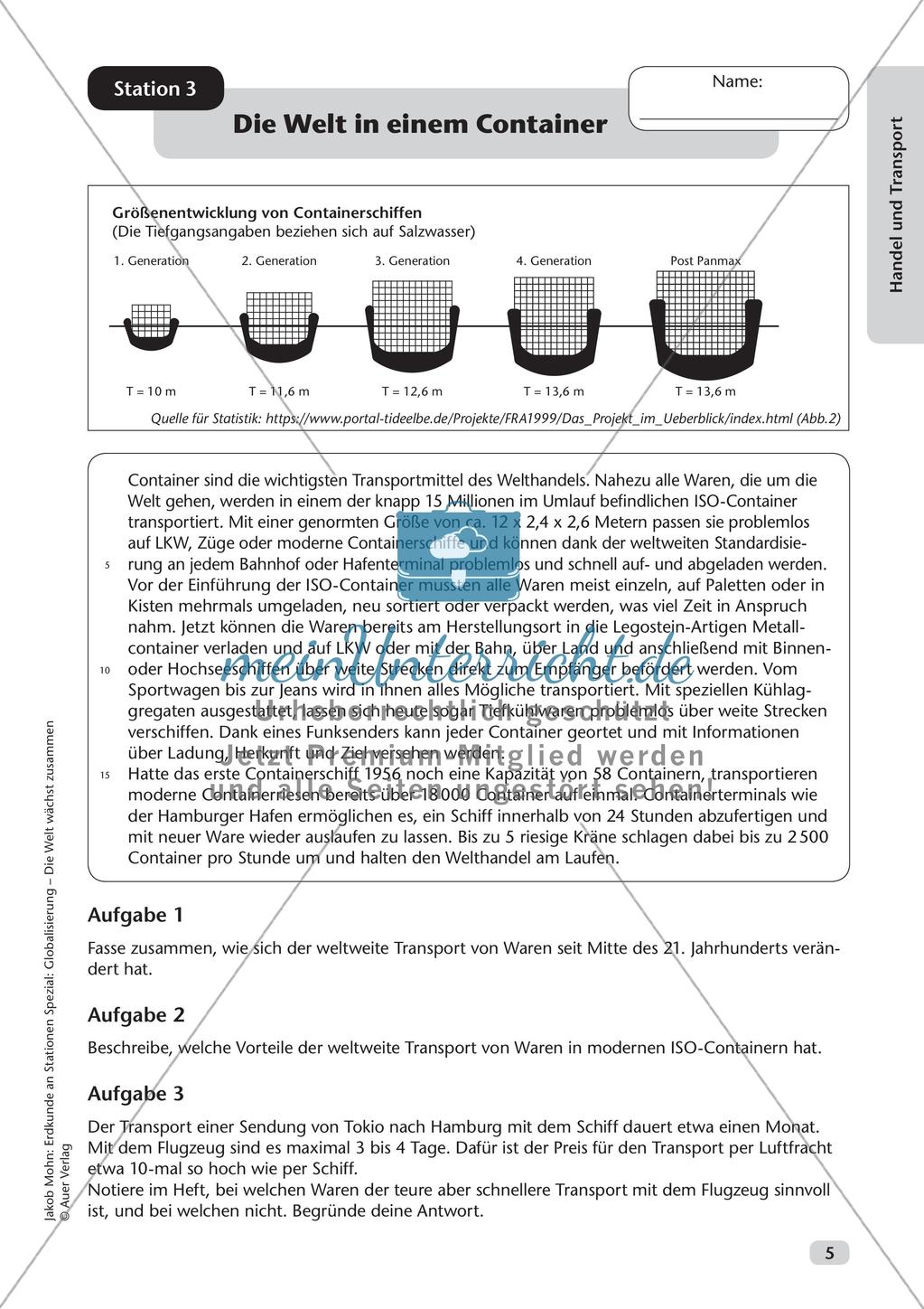 Globalisierung: Handel und Transport Preview 7