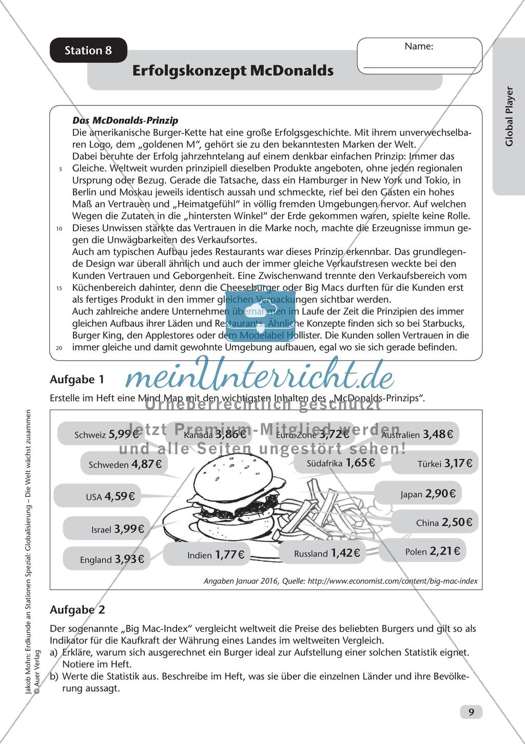 Globalisierung: Global Player Preview 11