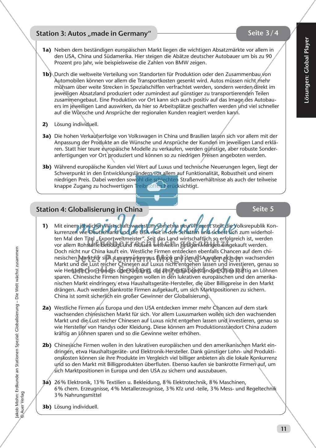 Globalisierung: Global Player Preview 13