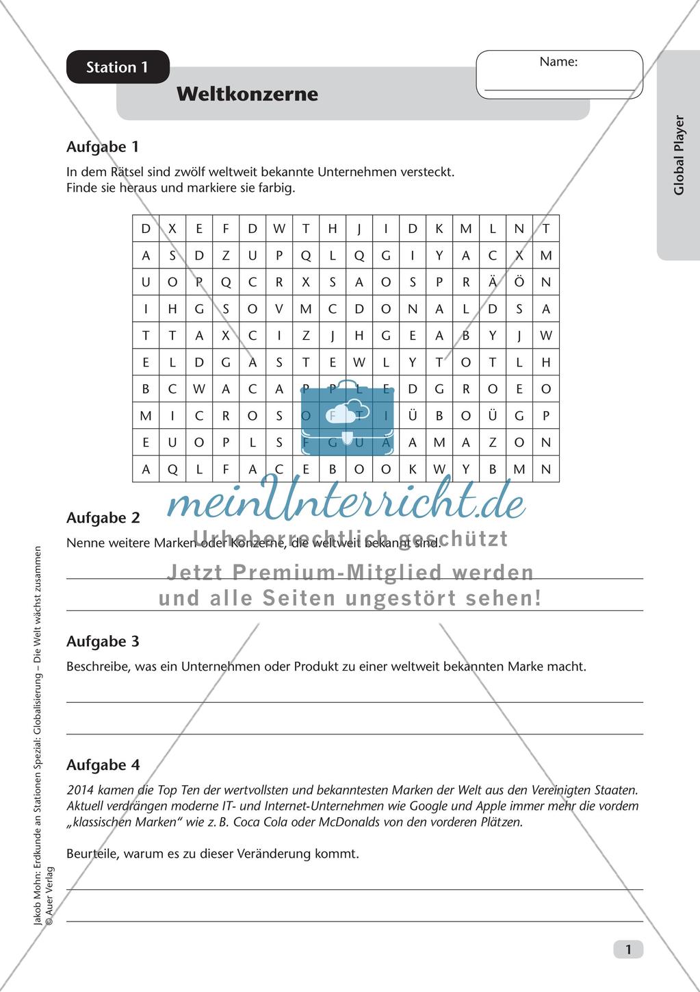 Globalisierung: Global Player Preview 3