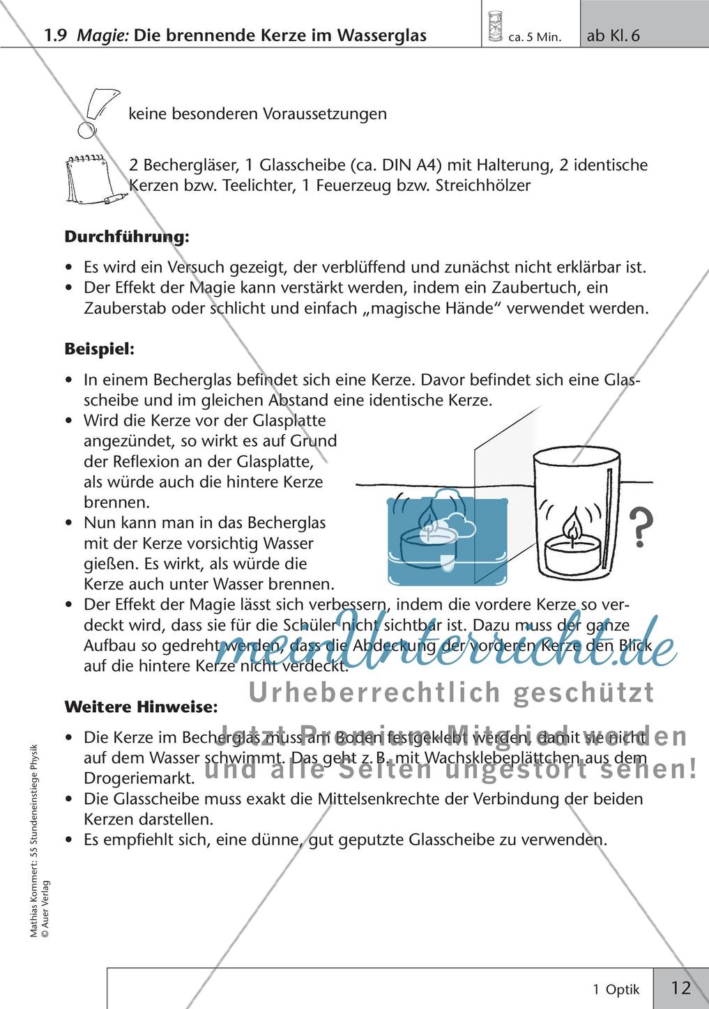 Stundeneinstiege: Optik Preview 14