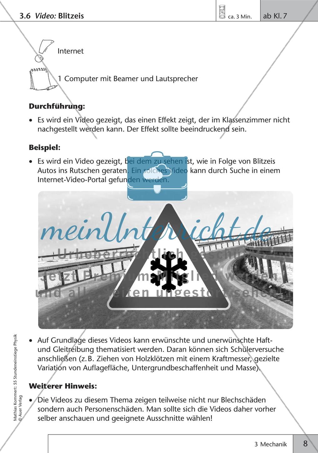 Stundeneinstiege: Mechanik Preview 10