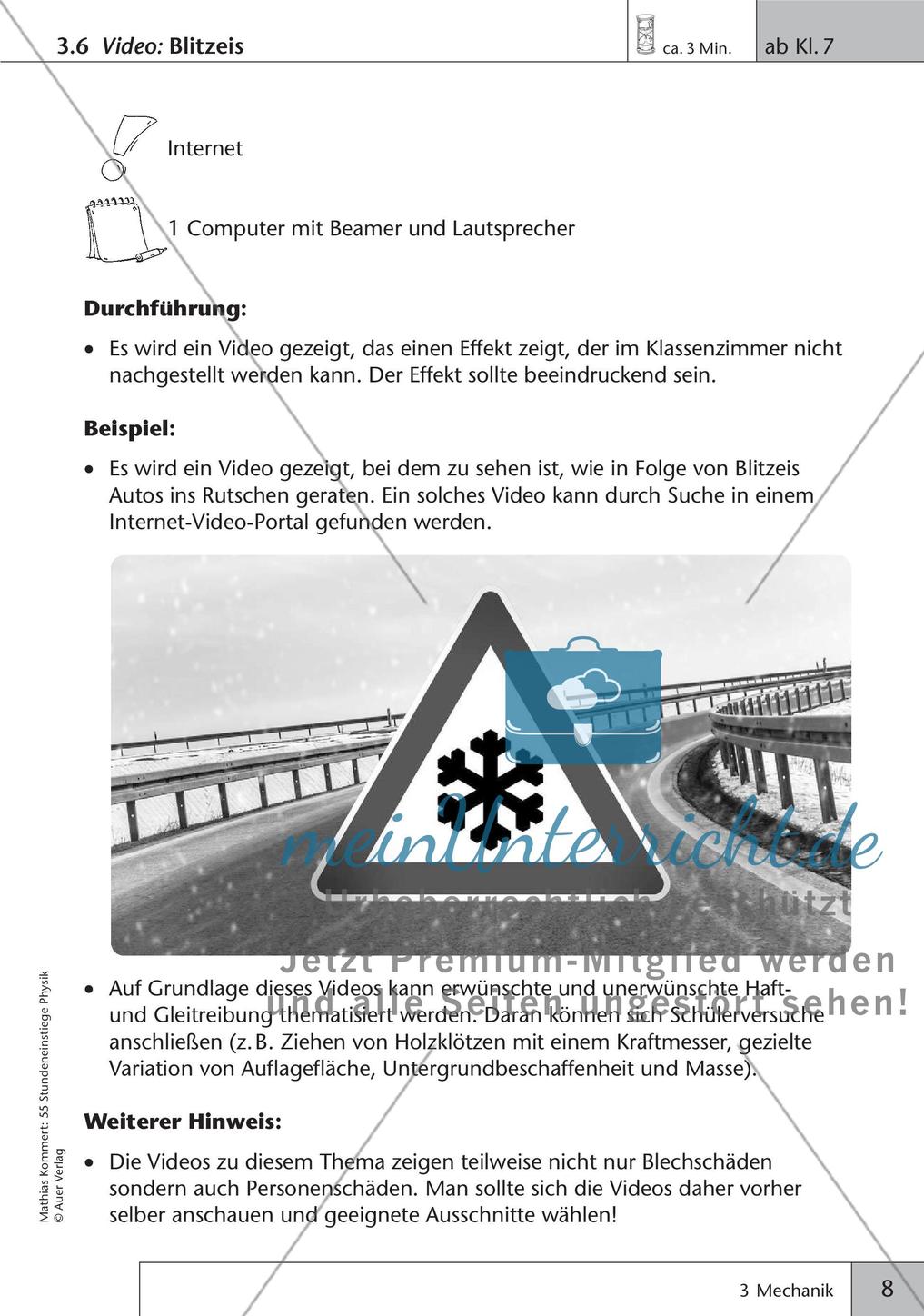 Stundeneinstiege: Mechanik Preview 10