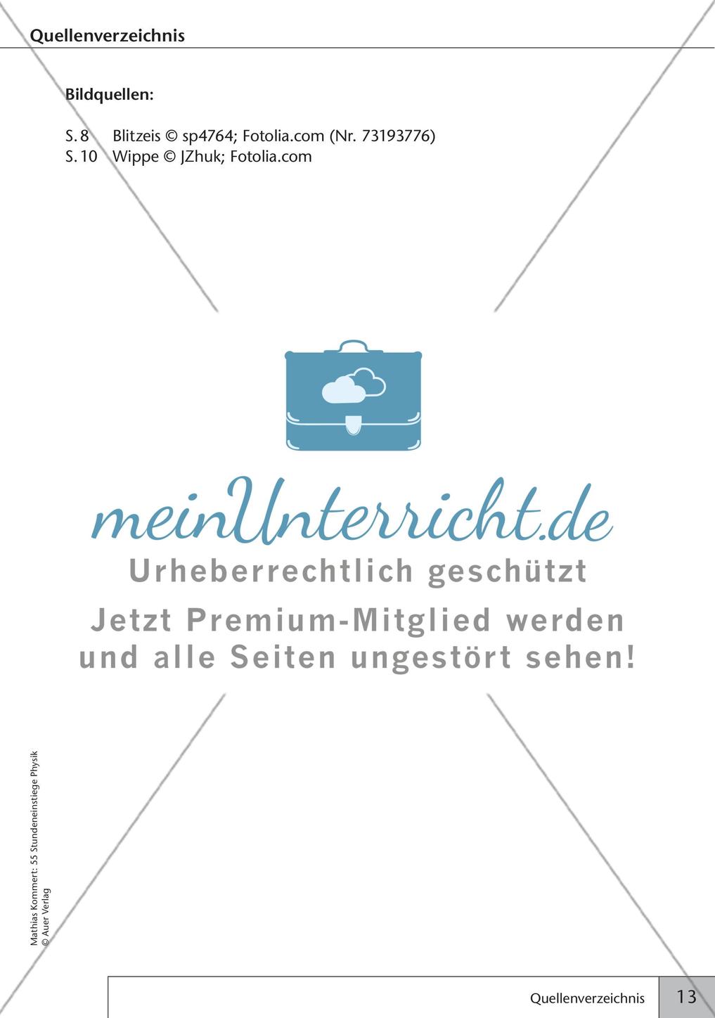 Stundeneinstiege: Mechanik Preview 15