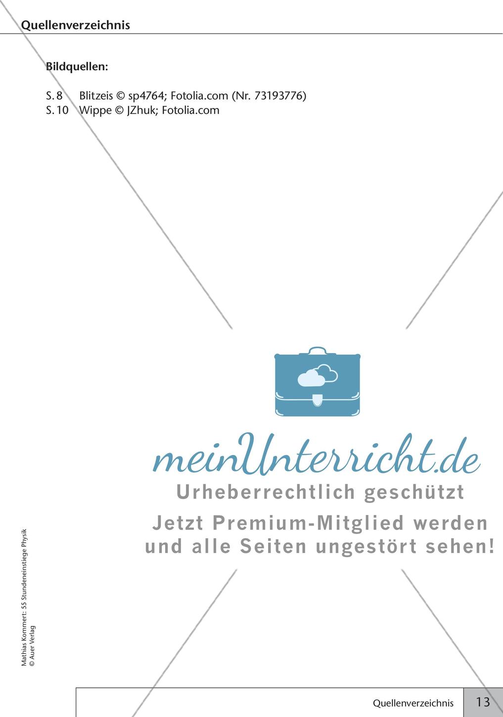 Stundeneinstiege: Mechanik Preview 15