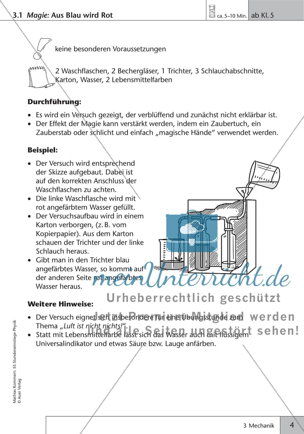Stundeneinstiege: Mechanik Preview 6