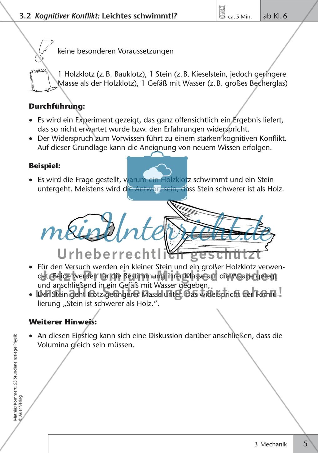 Stundeneinstiege: Mechanik Preview 7