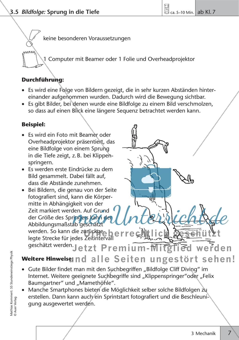 Stundeneinstiege: Mechanik Preview 9