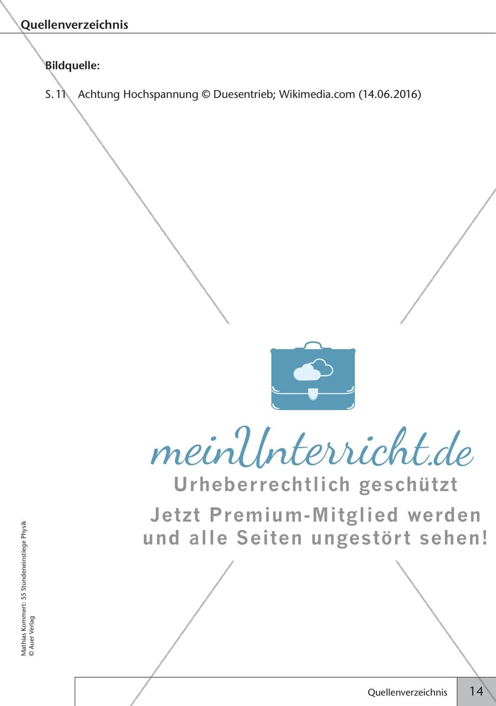 Stundeneinstiege: Elektizitätslehre Preview 16