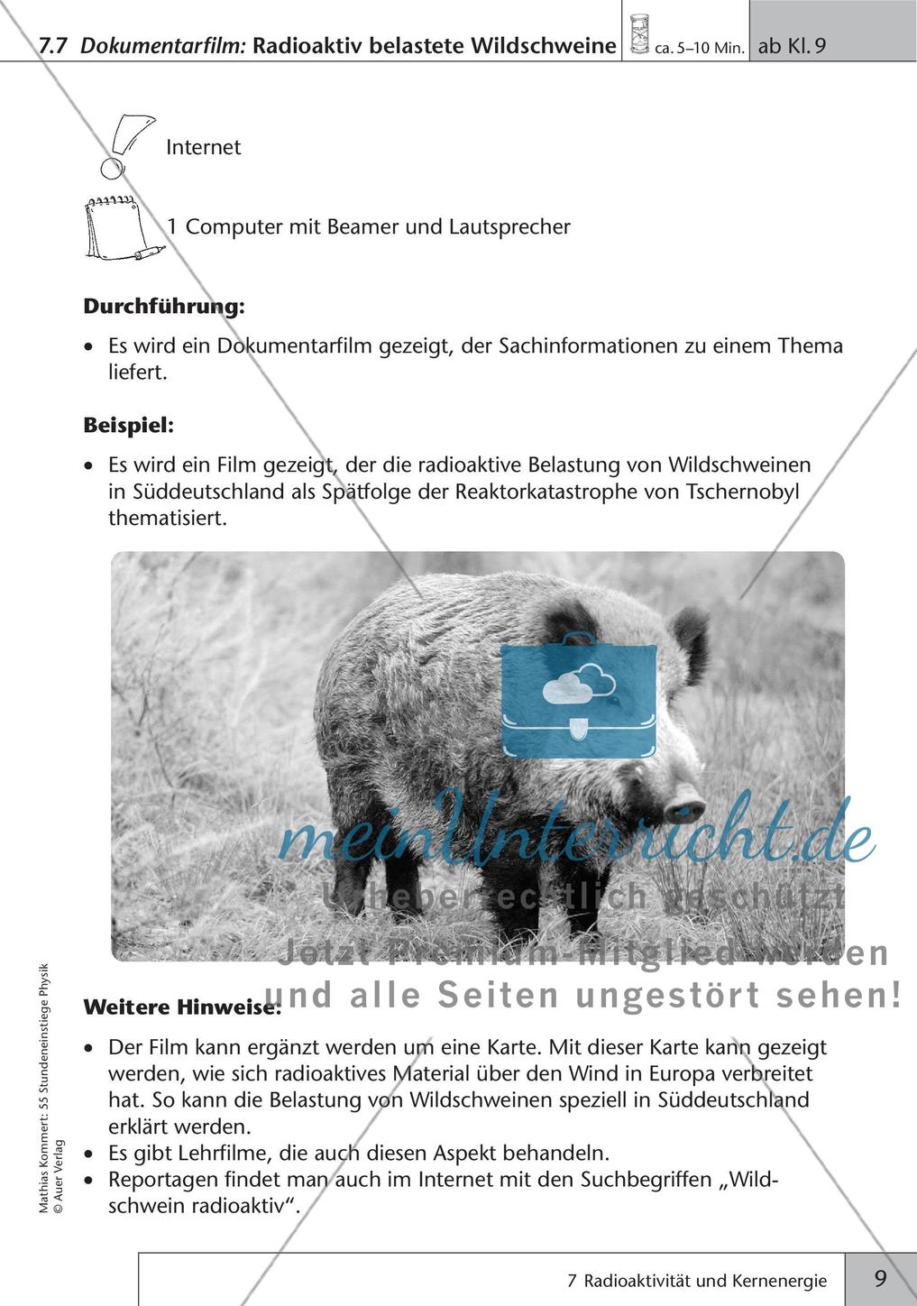 Stundeneinstiege: Radioaktivität Preview 11