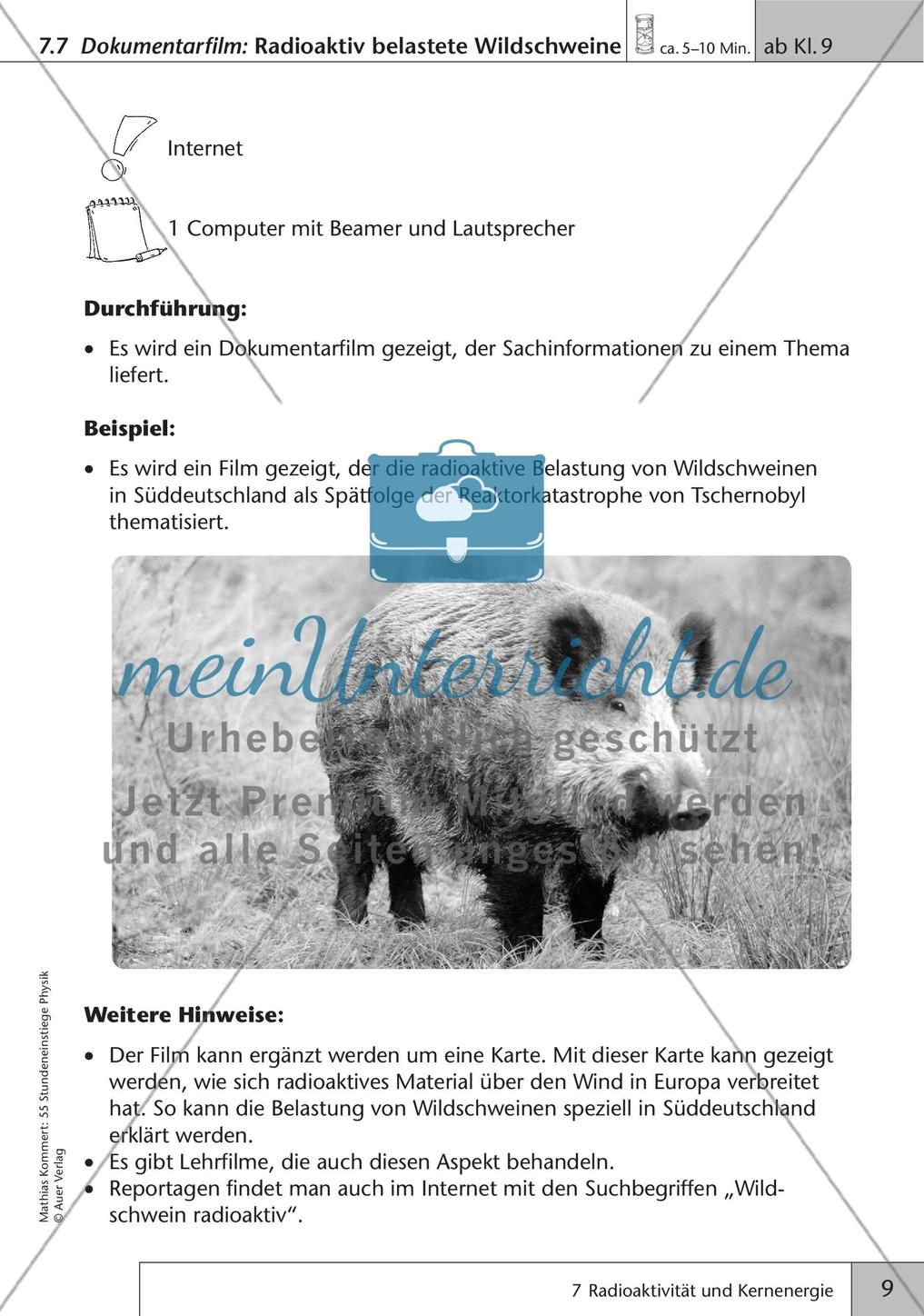 Stundeneinstiege: Radioaktivität Preview 11