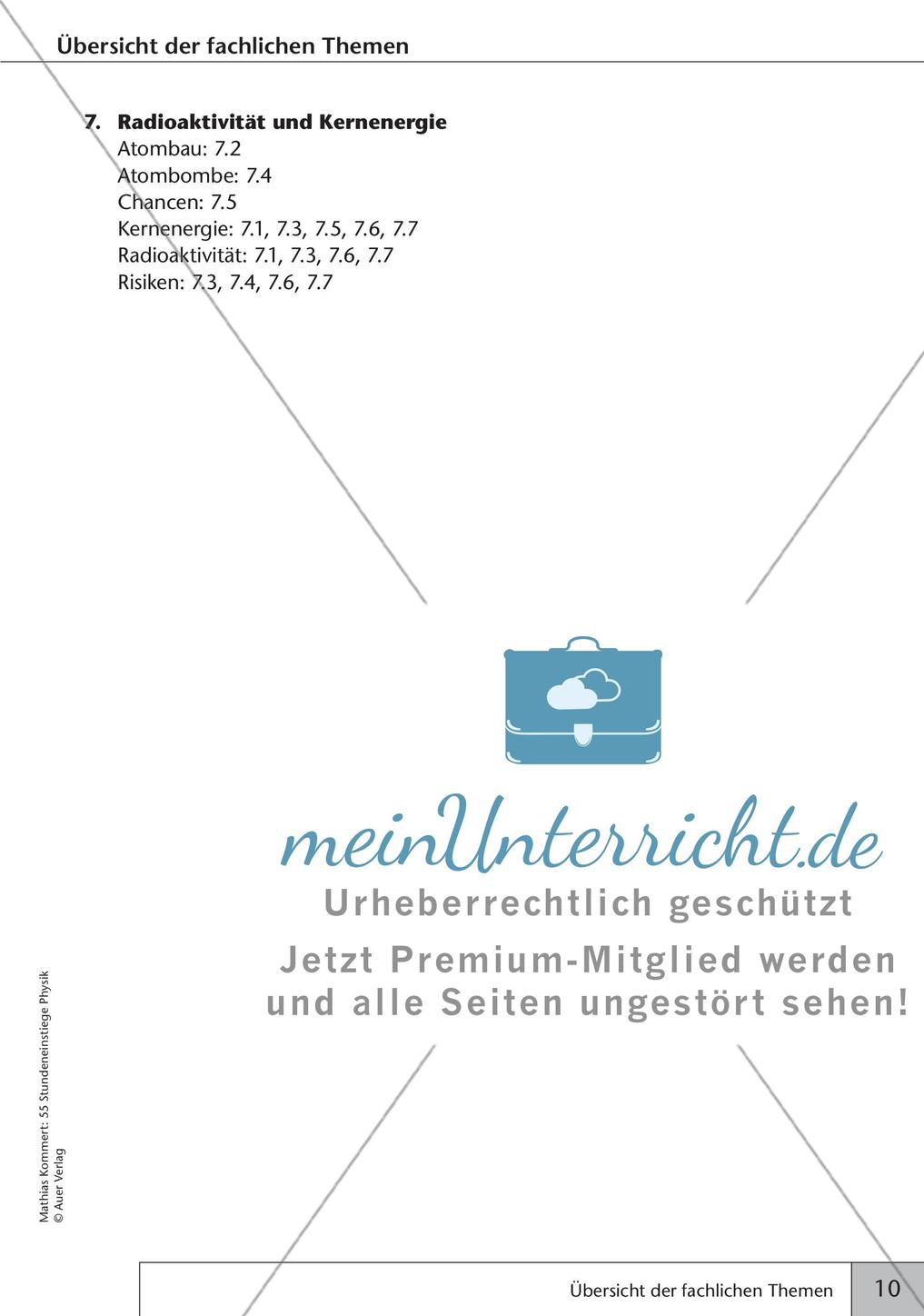 Stundeneinstiege: Radioaktivität Preview 12