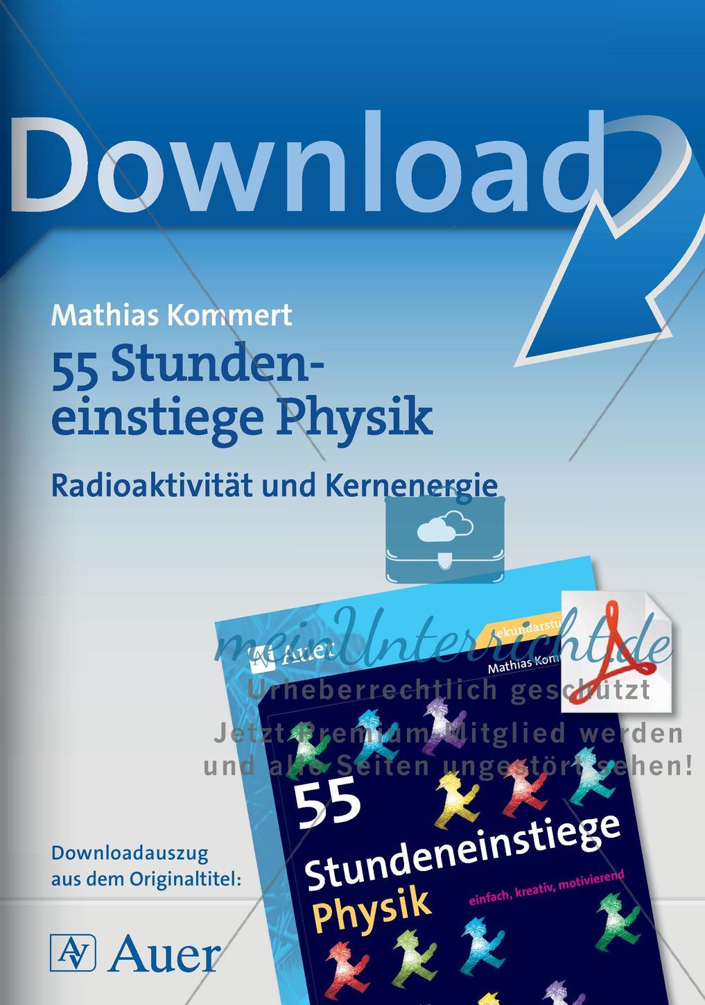 Stundeneinstiege: Radioaktivität Preview 1
