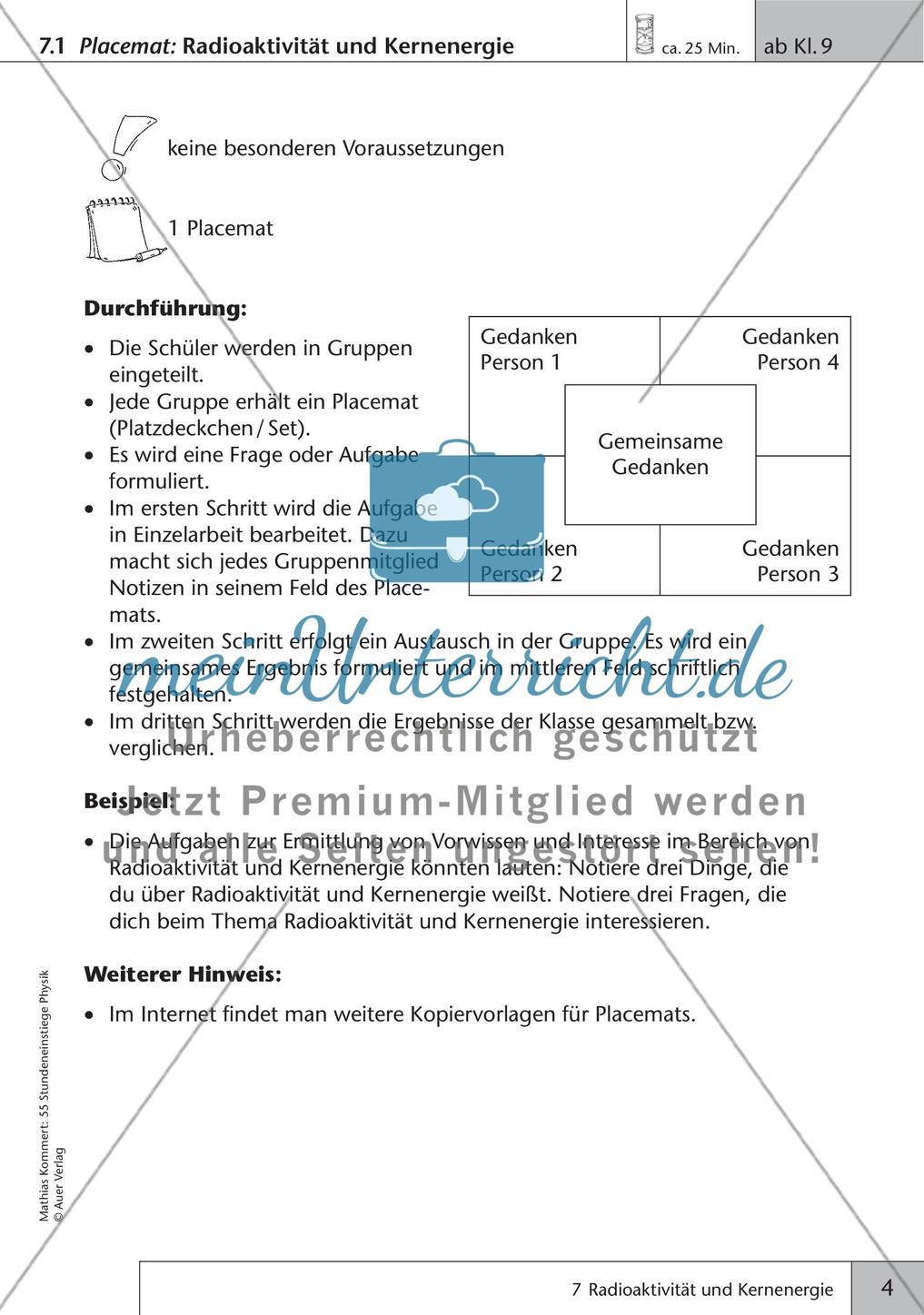 Stundeneinstiege: Radioaktivität Preview 6