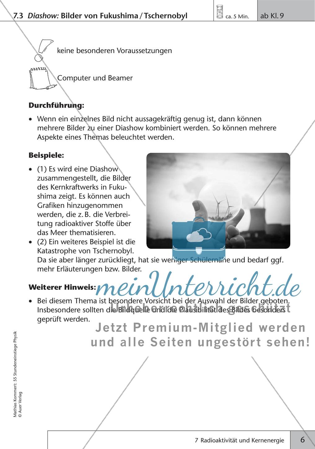 Stundeneinstiege: Radioaktivität Preview 8