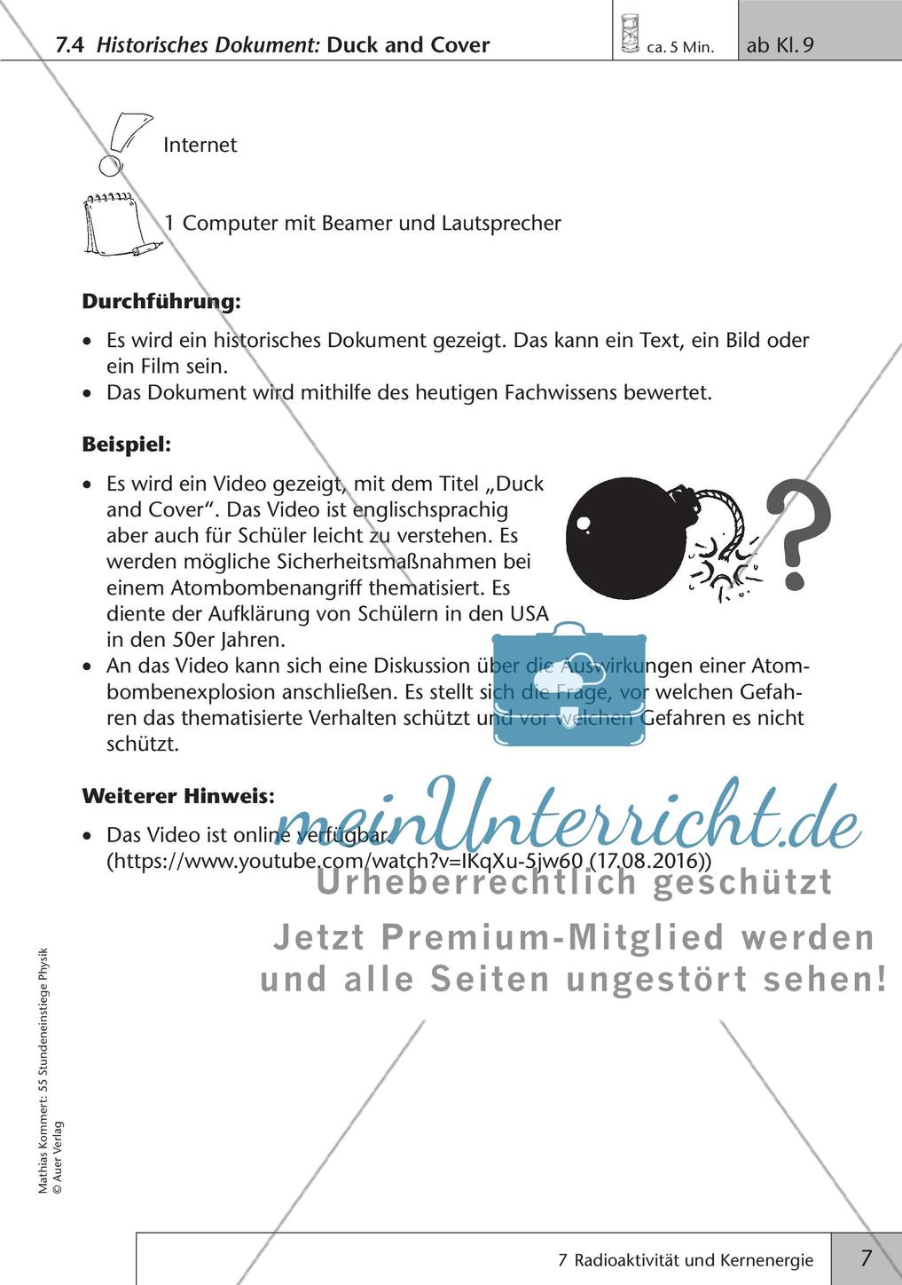 Stundeneinstiege: Radioaktivität Preview 9