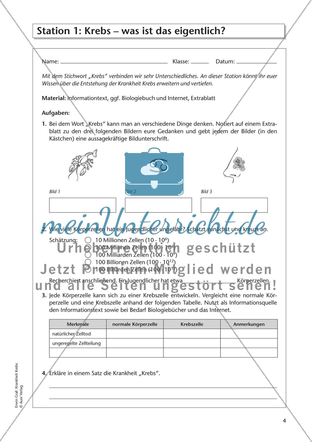 Krankheit Krebs - Teil 1 Preview 1