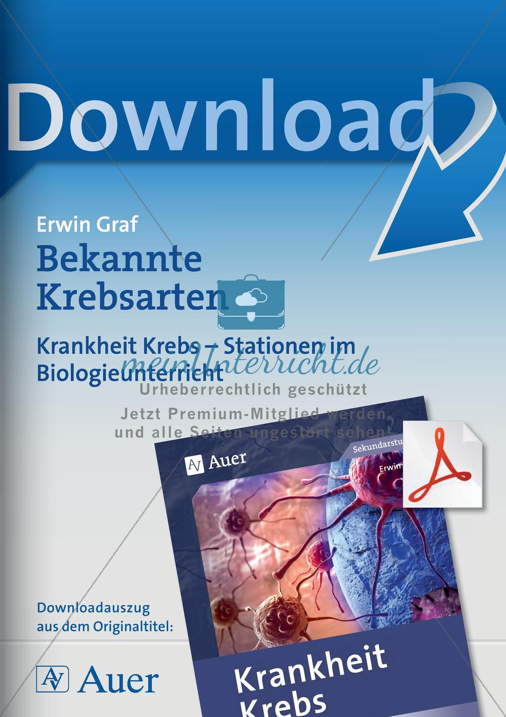Bekannte Krebsarten Preview 1