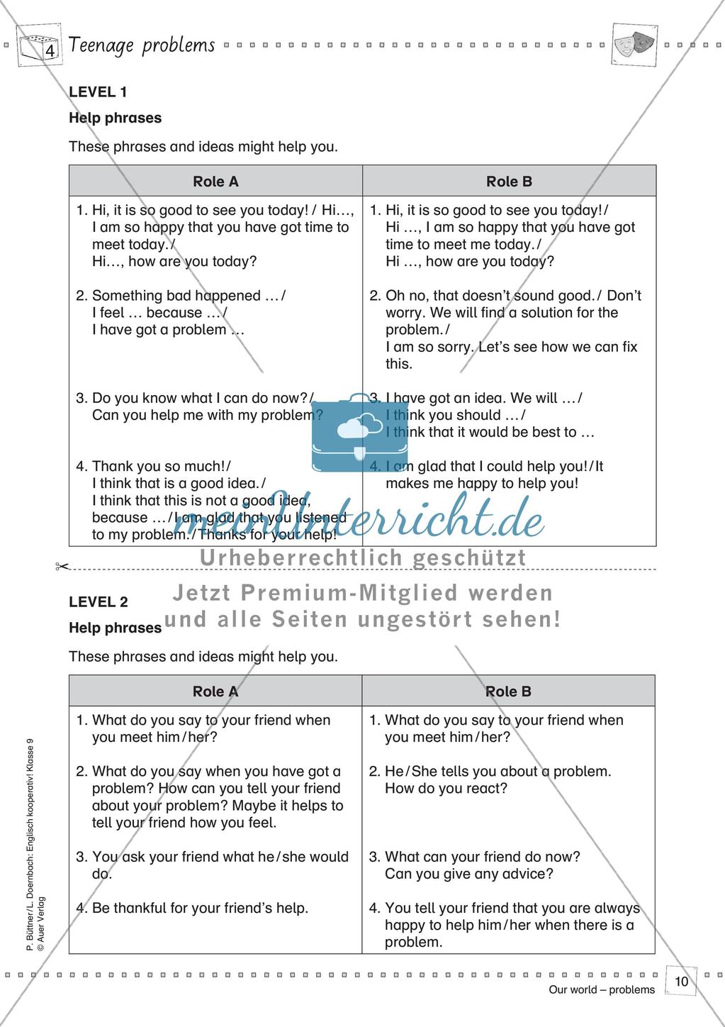 Kooperative Methoden - Our world problems Preview 12