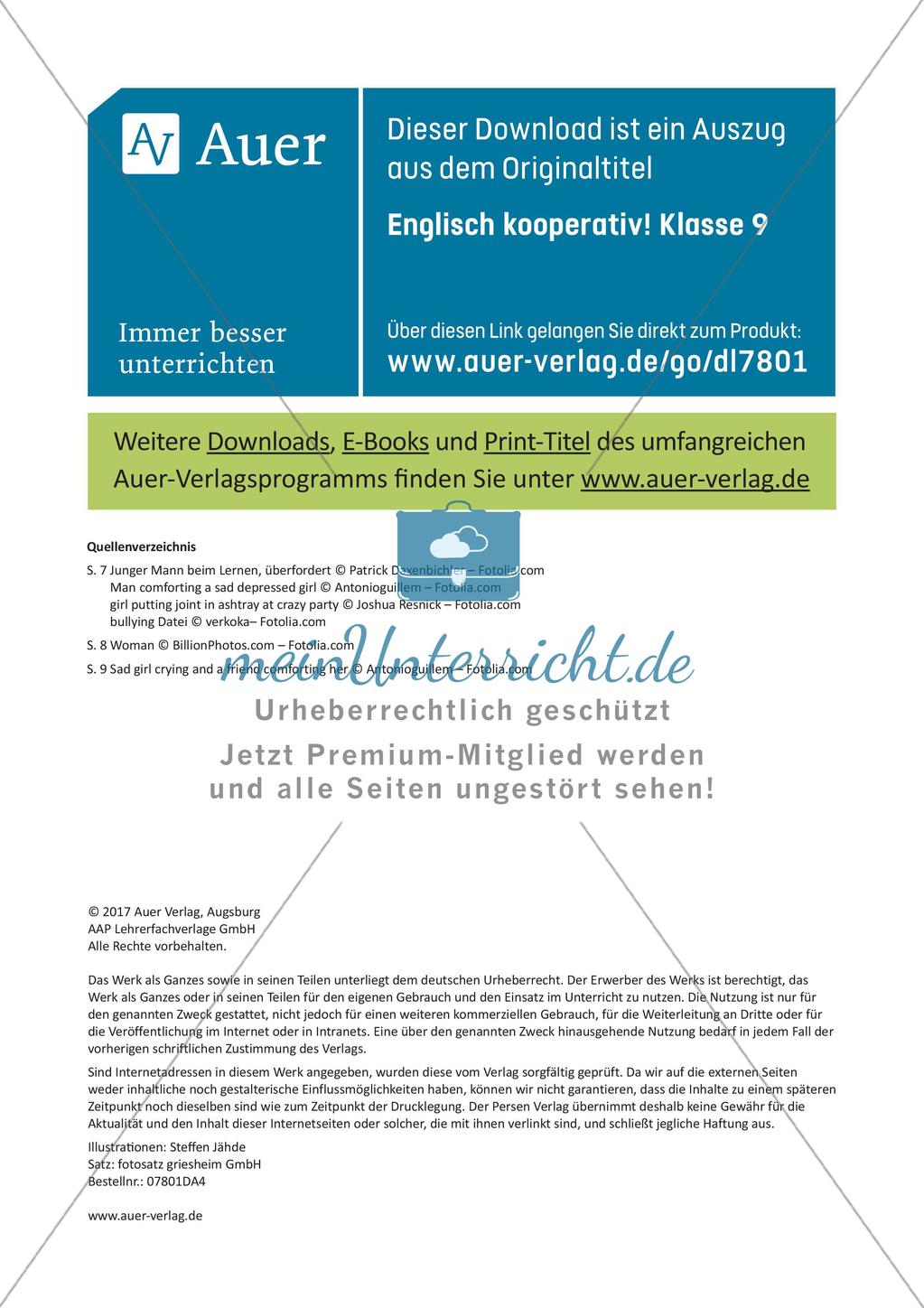 Kooperative Methoden - Our world problems Preview 16