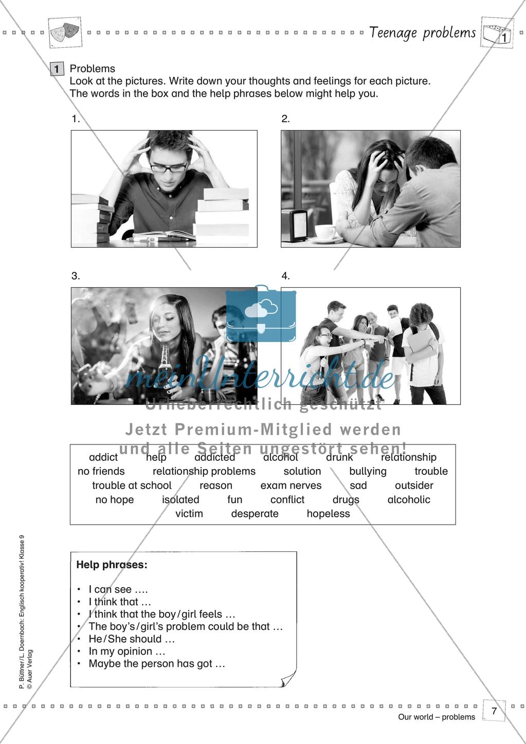 Kooperative Methoden - Our world problems Preview 9