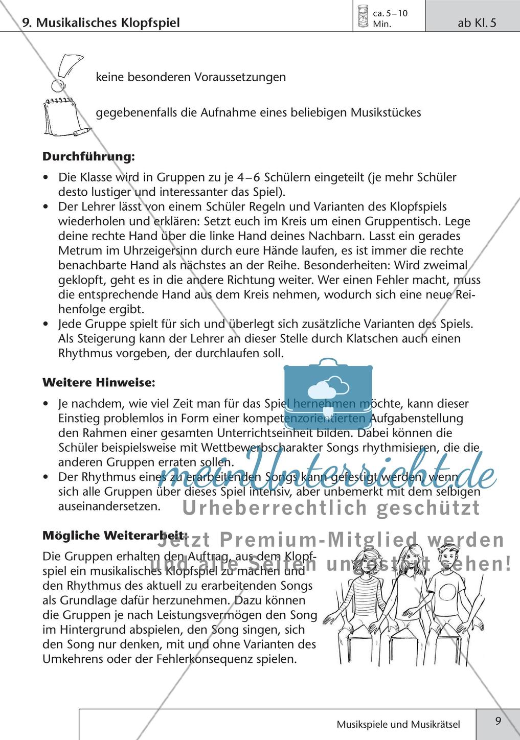 Stundeneinstiege: Musikbeispiele und Rätsel Preview 11