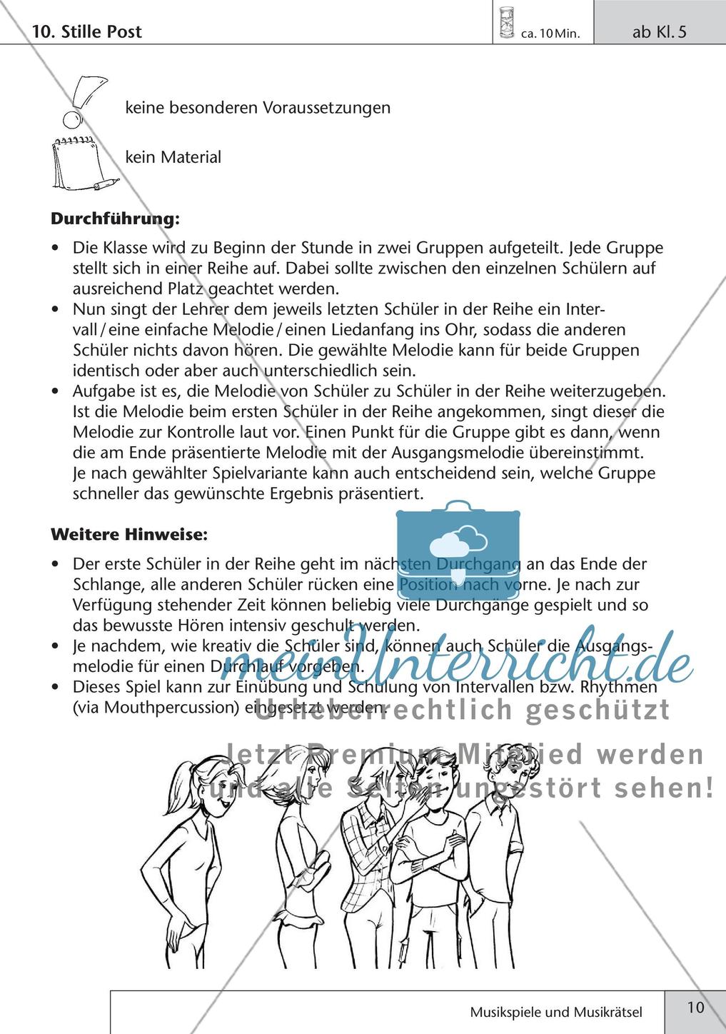 Stundeneinstiege: Musikbeispiele und Rätsel Preview 12