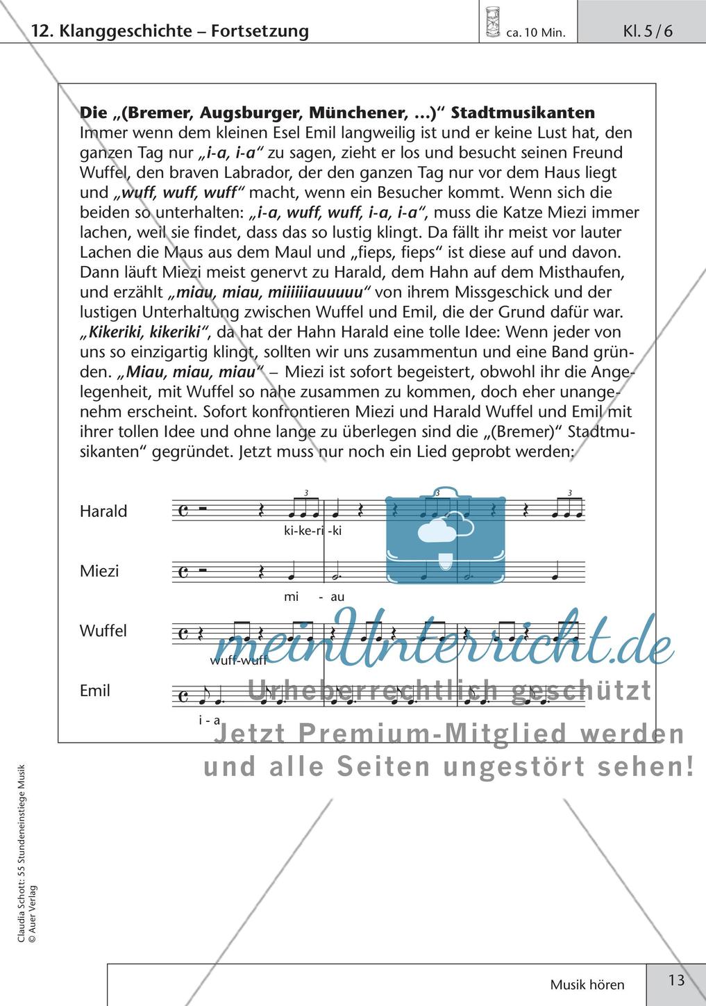 Stundeneinstiege: Hören von Musik Preview 15