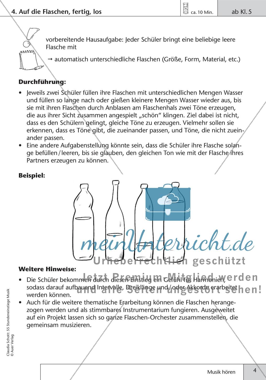 Stundeneinstiege: Hören von Musik Preview 6