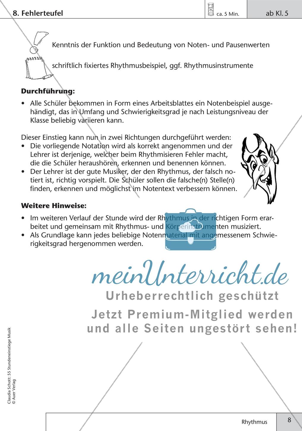Stundeneinstiege: Rhythmus Preview 10