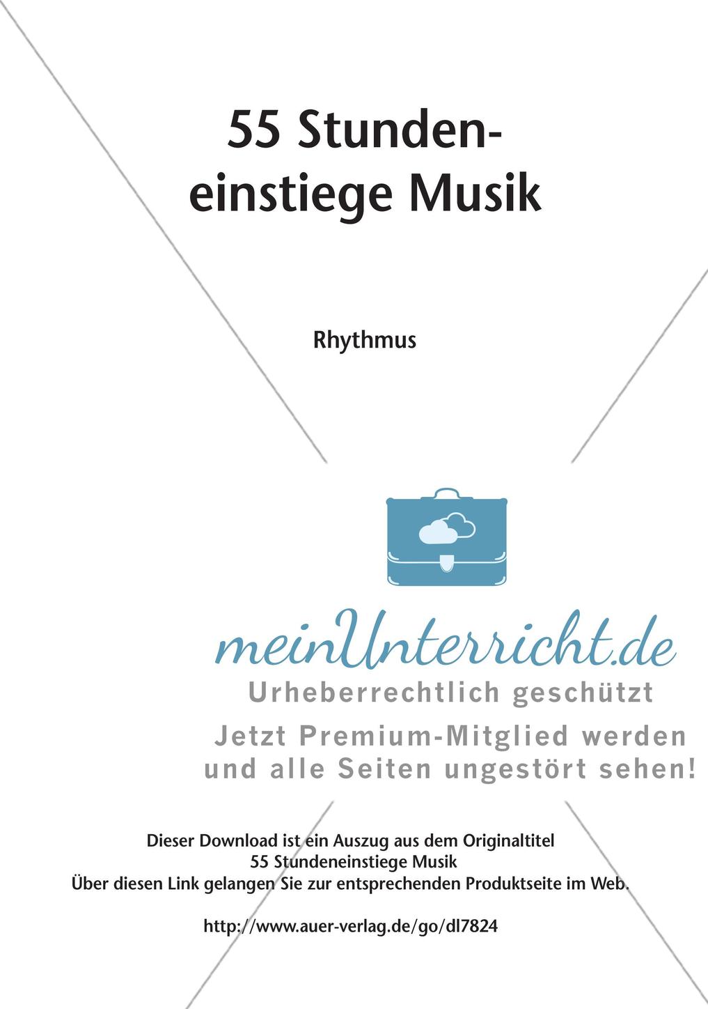 Stundeneinstiege: Rhythmus Preview 2