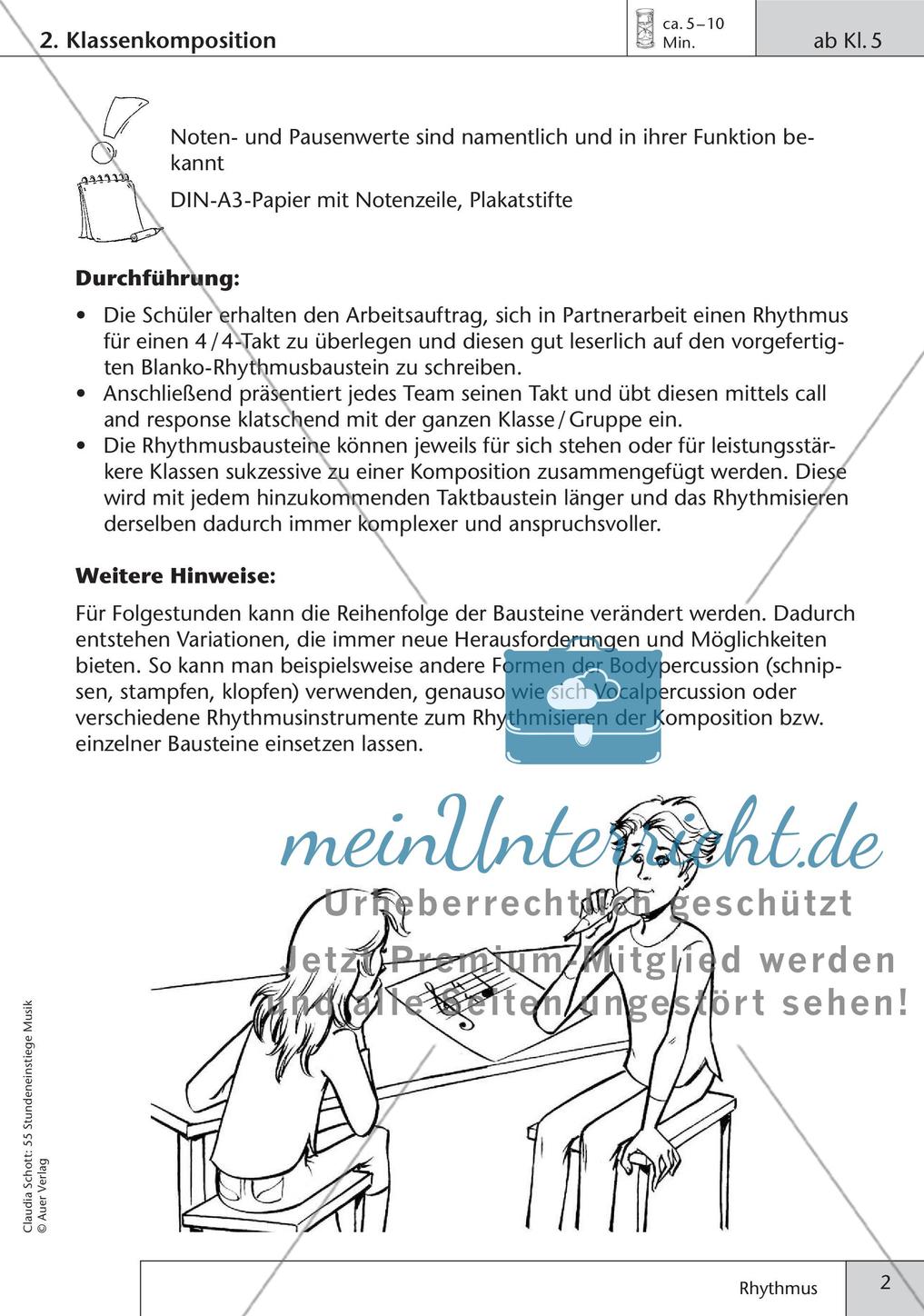 Stundeneinstiege: Rhythmus Preview 4