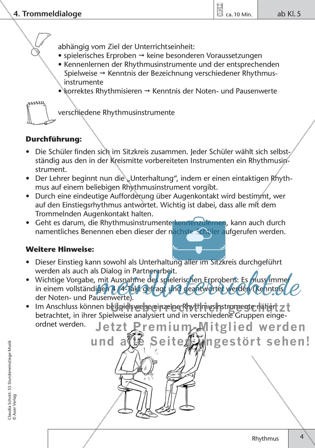 Stundeneinstiege: Rhythmus Preview 6