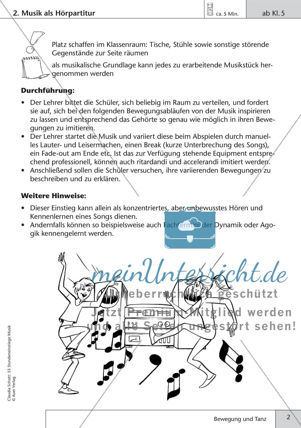 Stundeneinstiege: Bewegung und Tanz Preview 4
