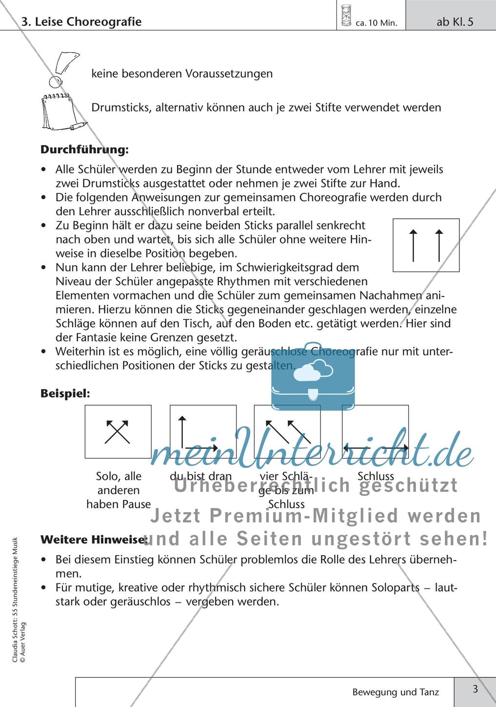 Stundeneinstiege: Bewegung und Tanz Preview 5