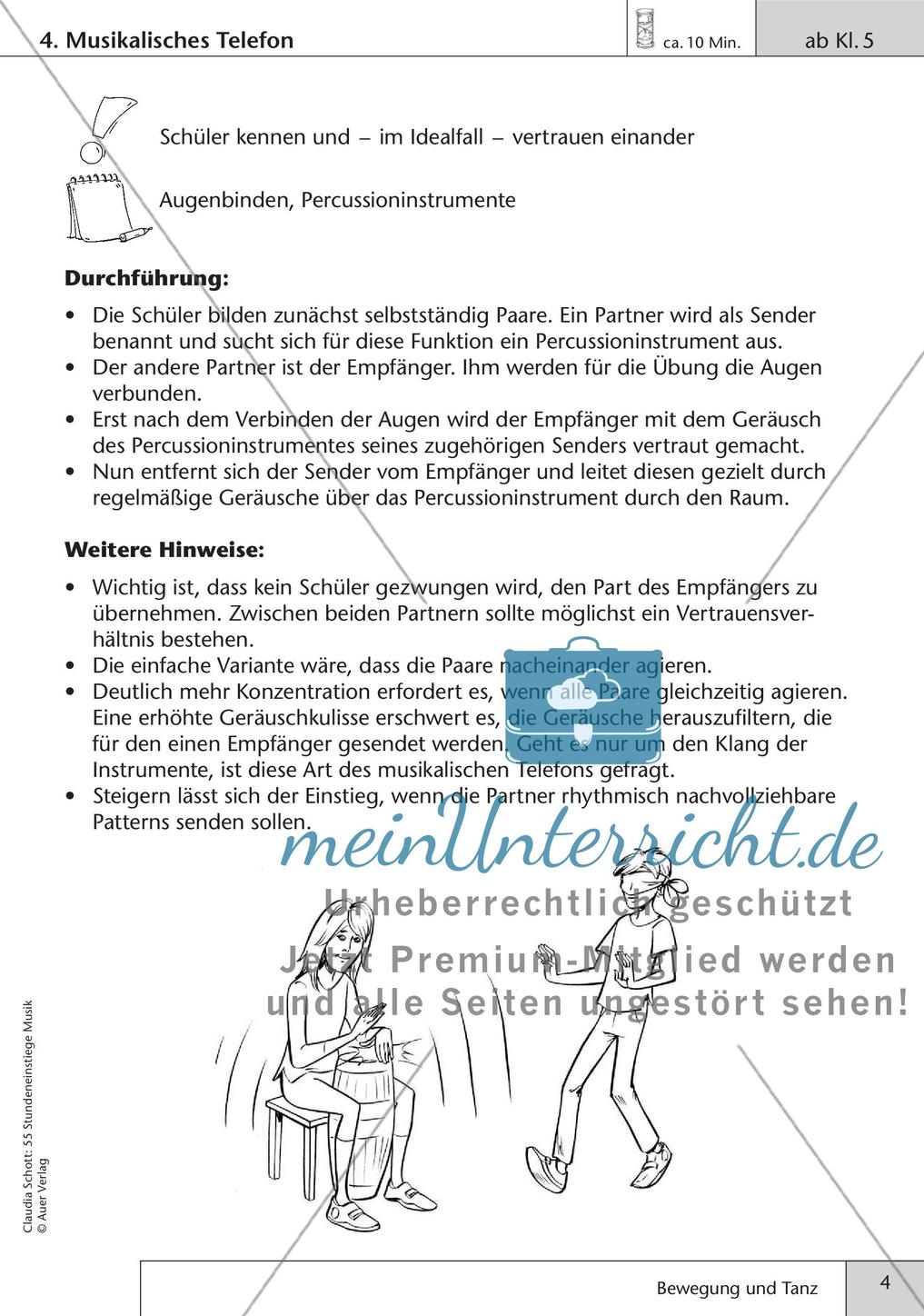 Stundeneinstiege: Bewegung und Tanz Preview 6