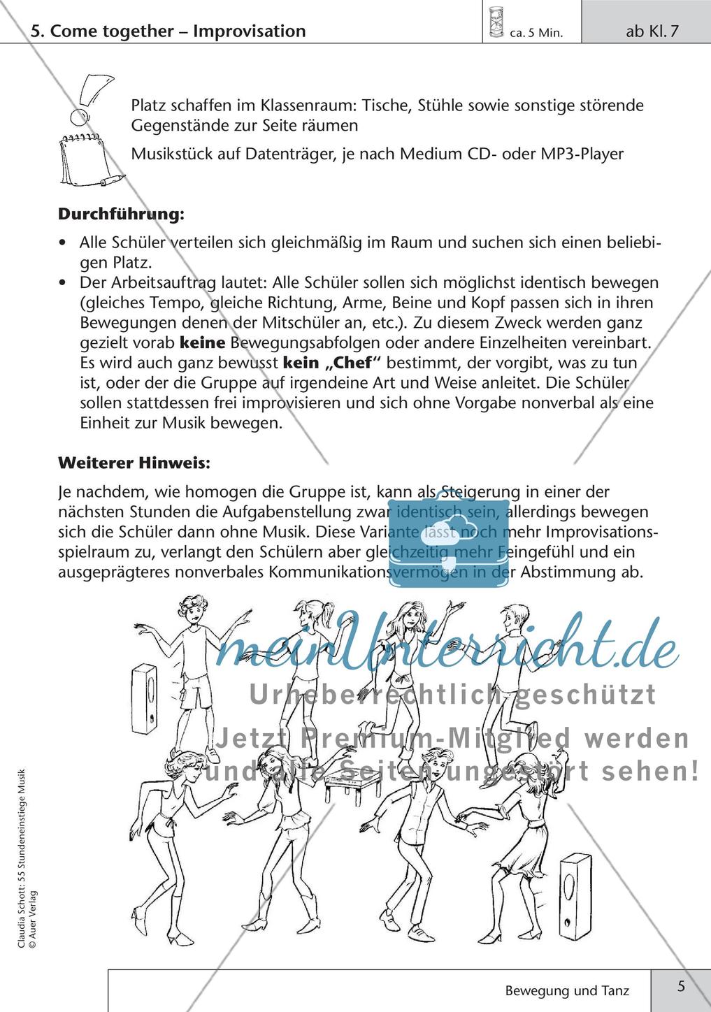 Stundeneinstiege: Bewegung und Tanz Preview 7
