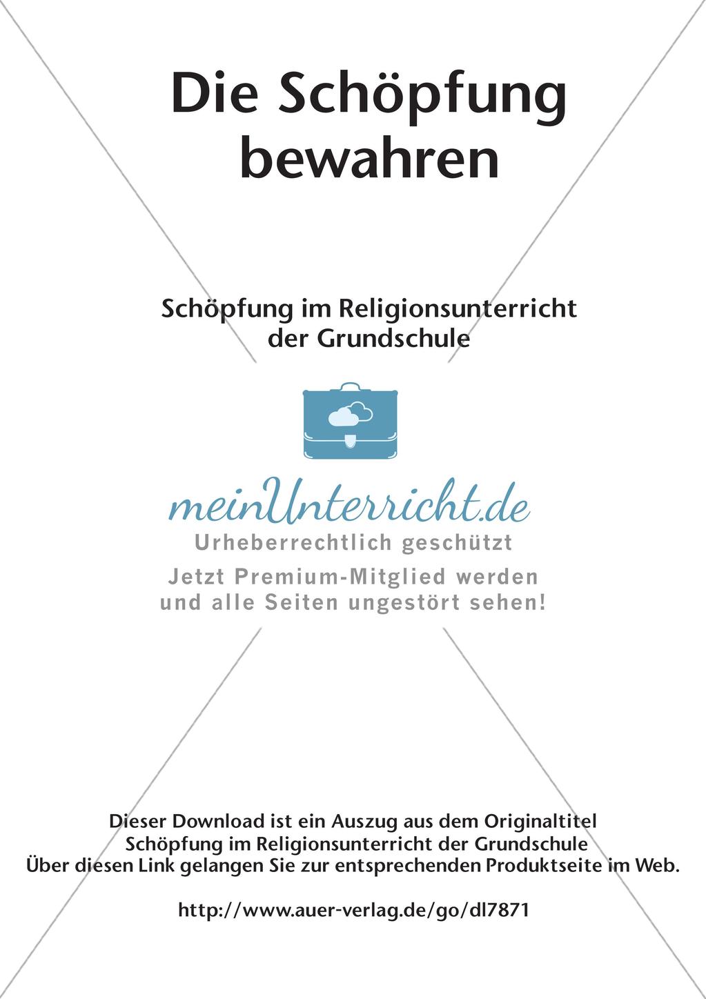 Bewahrung der Schöpfung Preview 2