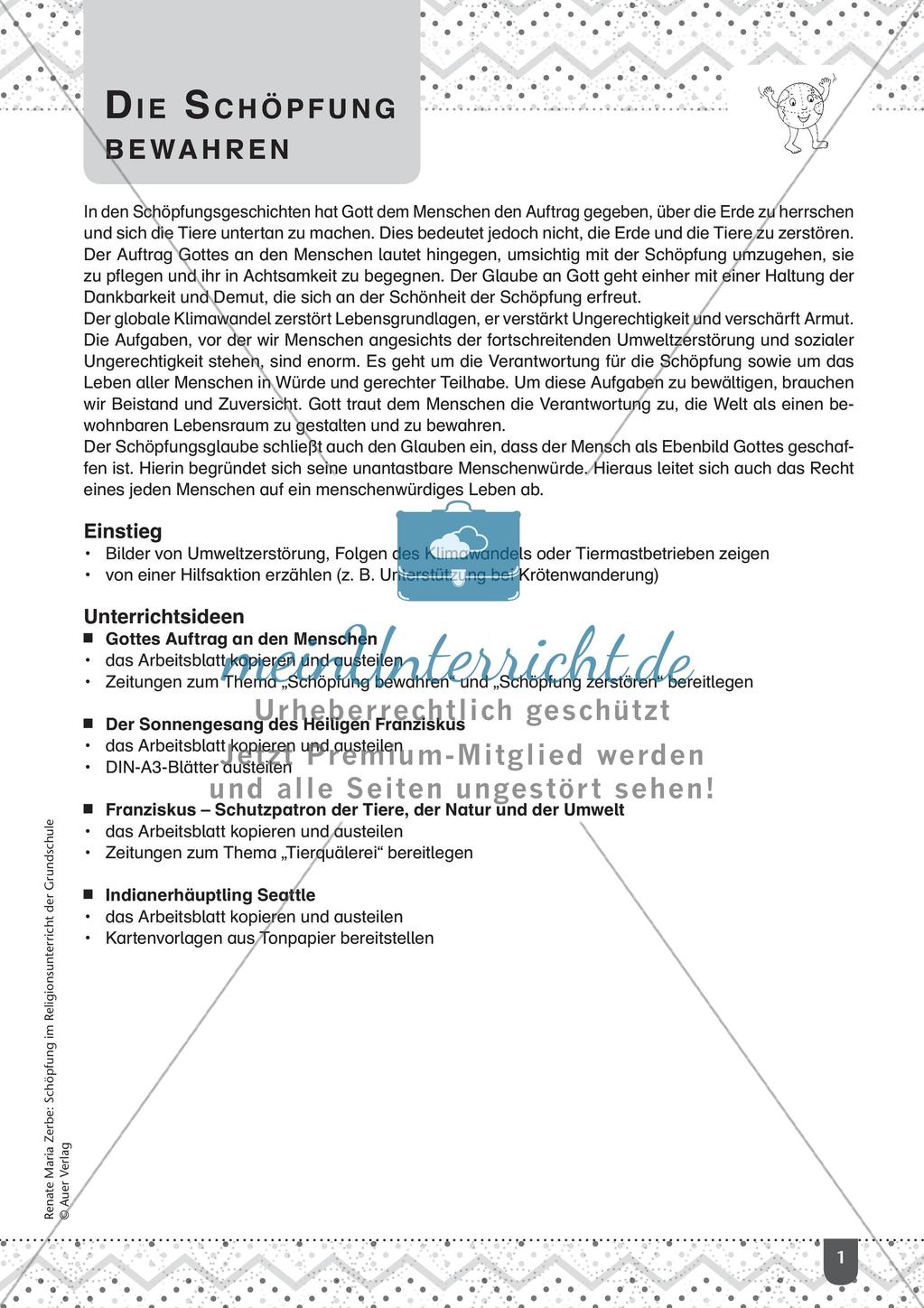 Bewahrung der Schöpfung Preview 3