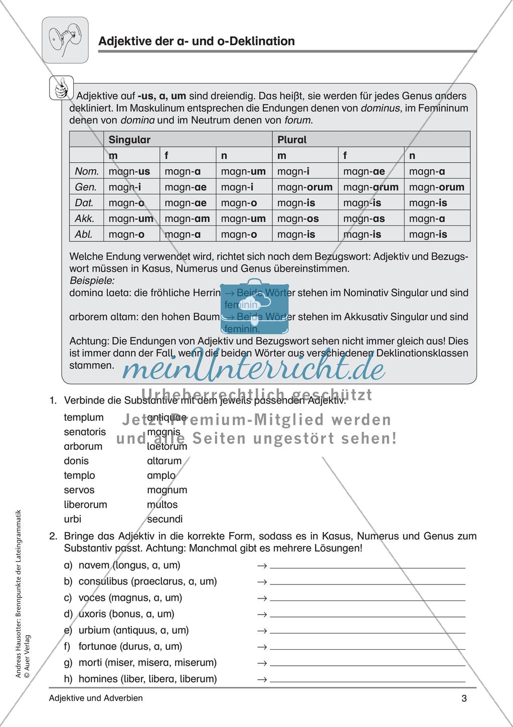 Adjektive und Adverbien Preview 5