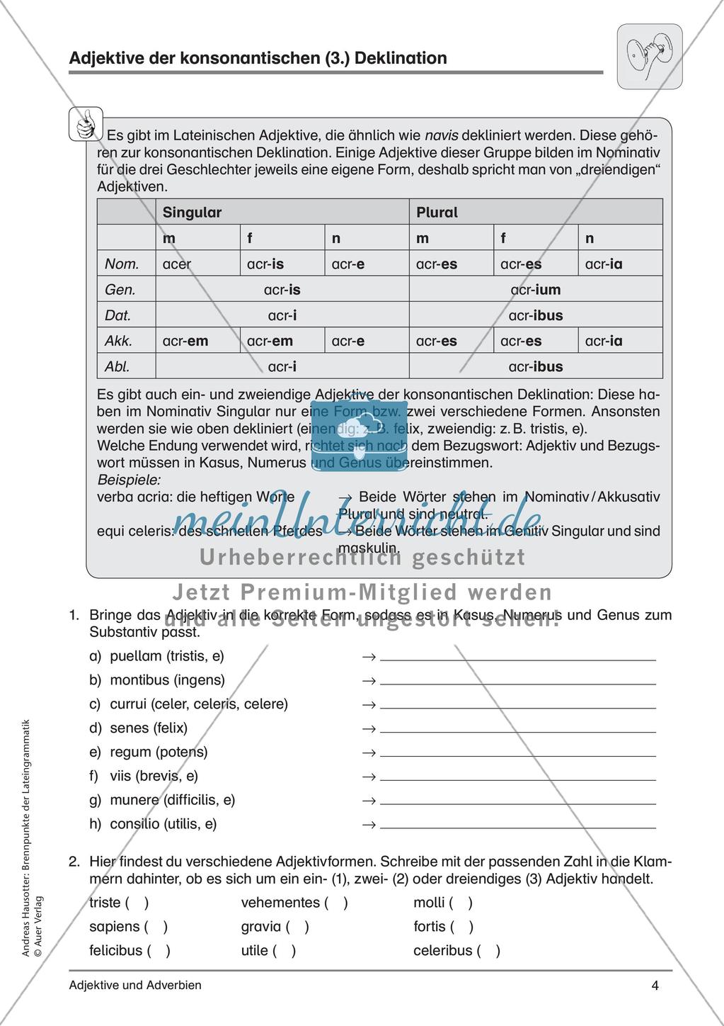 Adjektive und Adverbien Preview 6