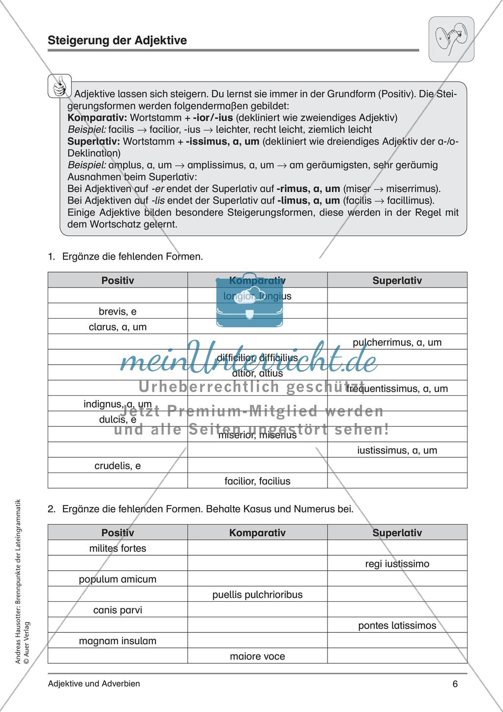 Adjektive und Adverbien Preview 8