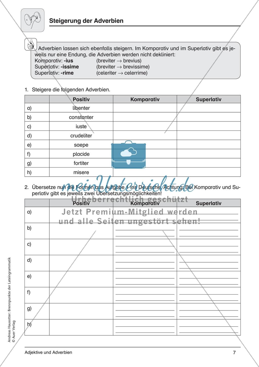 Adjektive und Adverbien Preview 9