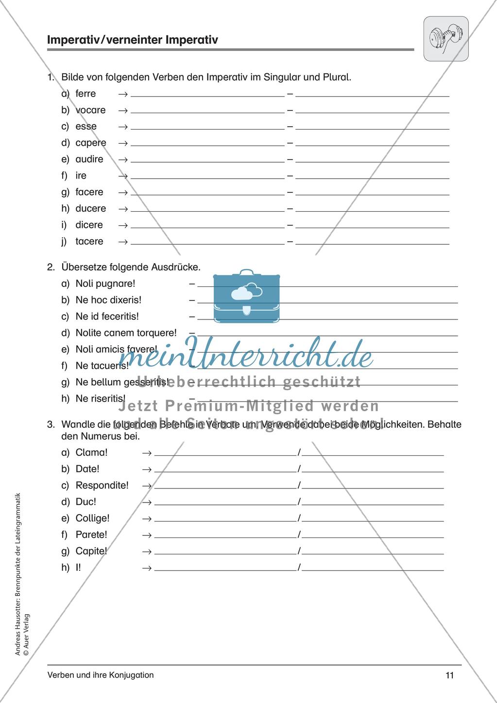 Verben und ihre Konjugation Preview 13